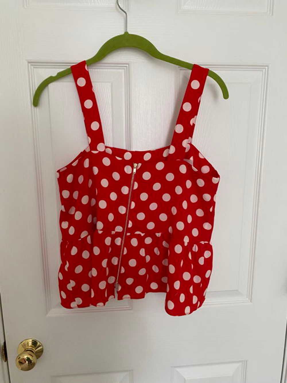 CROSBY by Mollie Burch Kami Tank - Red Dot - image 2
