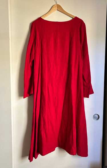 Bryn Walker Red linen market dress (M) | Used,…