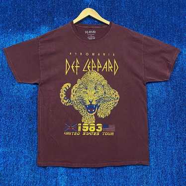 Def Leppard 1983 Pyromania US Heavy Metal Tour Te… - image 1