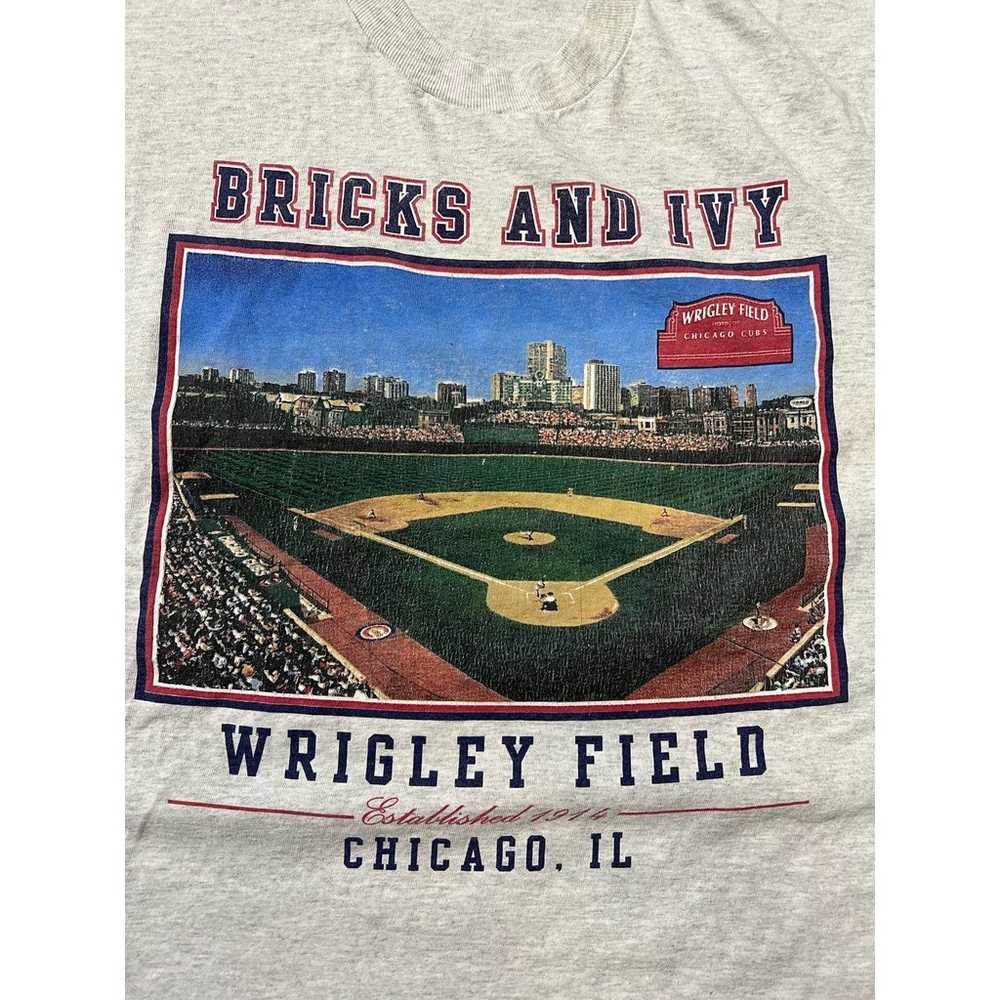 Vintage Wrigley Field Graphic T-Shirt - image 4