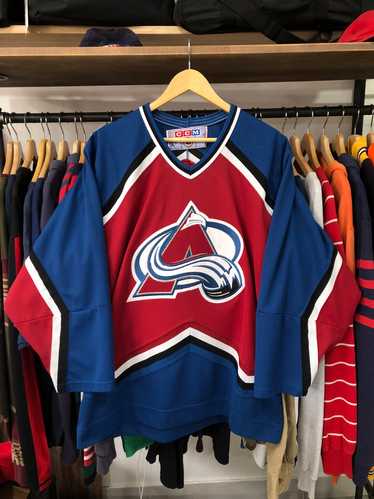 Vintage CCM Colorado Avalanche Blank Hockey Jersey