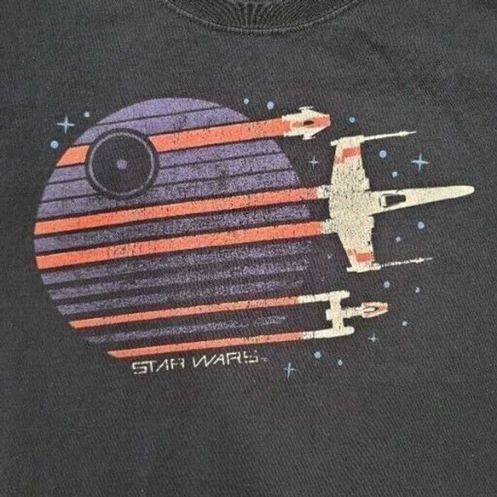 Star Wars Vintage Shirt 2XL Death Star X Wing Fig… - image 1