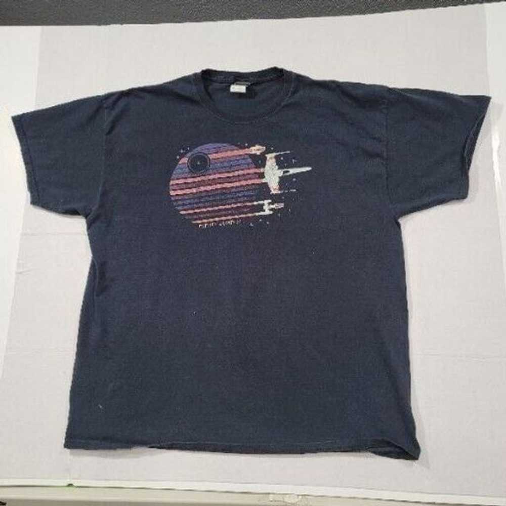 Star Wars Vintage Shirt 2XL Death Star X Wing Fig… - image 2