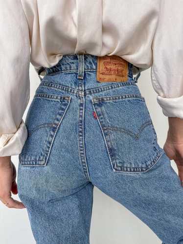 Vintage Levi's Denim 512 Made in USA Jeans - Bleu