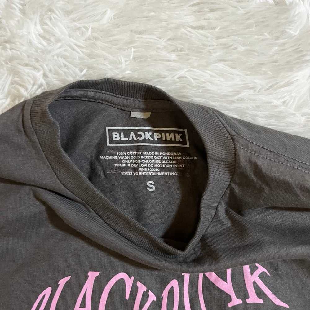 Blackpink Born Pink World Tour Heart Charcoal Tee… - image 2