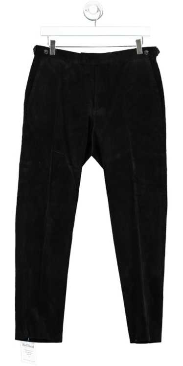 REISS Black Jefferson Slim-fit Corduroy Trousers W