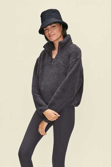 Girlfriend Collective Moon Recycled Half-Zip Fleec