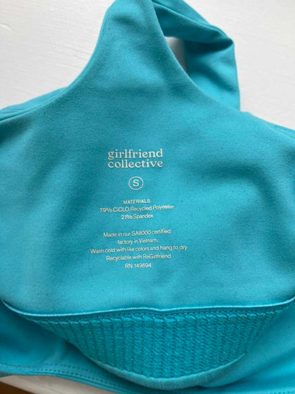 Girlfriend Collective Turquoise BioCompressive Pa… - image 4