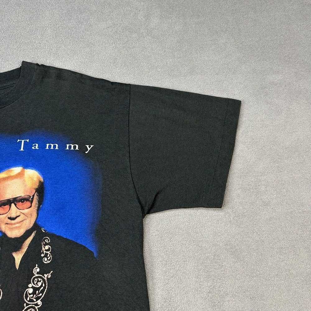 VINTAGE 90s George Jones & Tammy Wynette Shirt Me… - image 7