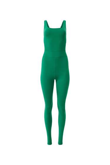 Girlfriend Collective Emerald Luxe Paneled Unitard