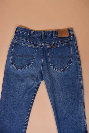 Denim Straight Leg Blue Jeans By Lee, 31