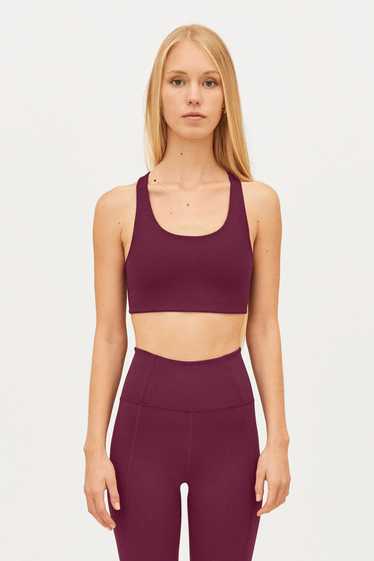 Girlfriend Collective Plum Simone High Support Bra