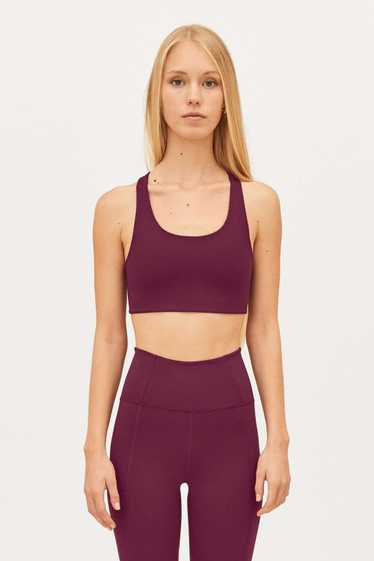 Girlfriend Collective Plum Simone High Support Bra