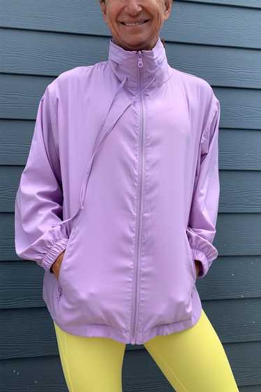 Girlfriend Collective Lilac Sideline Full-Zip Wind
