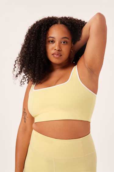 Girlfriend Collective Lemonade Tommy Cropped Bra