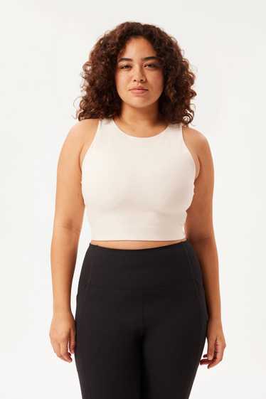 Girlfriend Collective Ivory Dylan Tank Bra - image 1