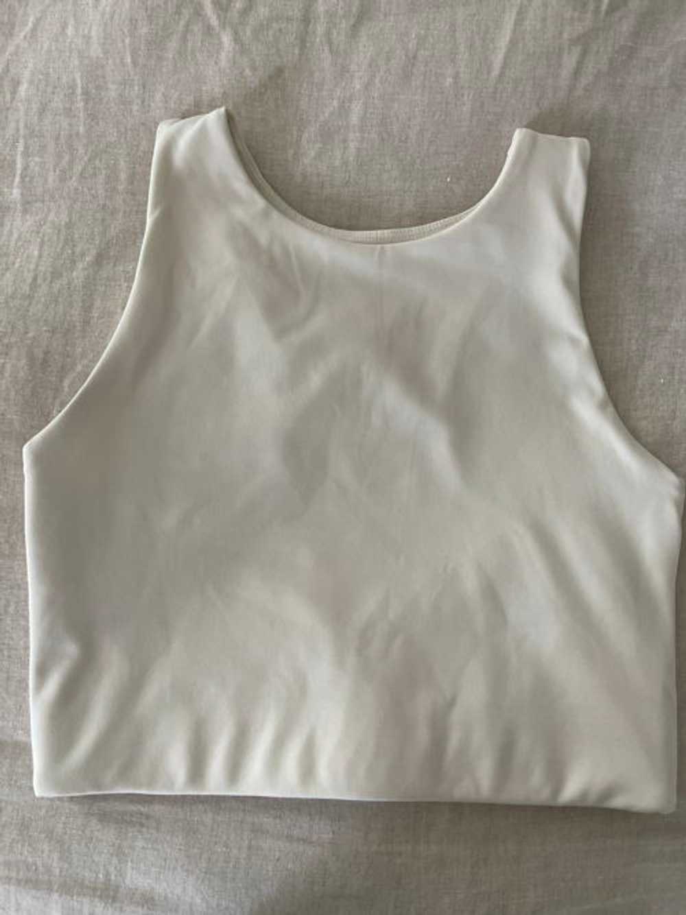 Girlfriend Collective Ivory Dylan Tank Bra - image 3