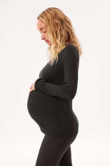 Girlfriend Collective Black ReSet Maternity Long S