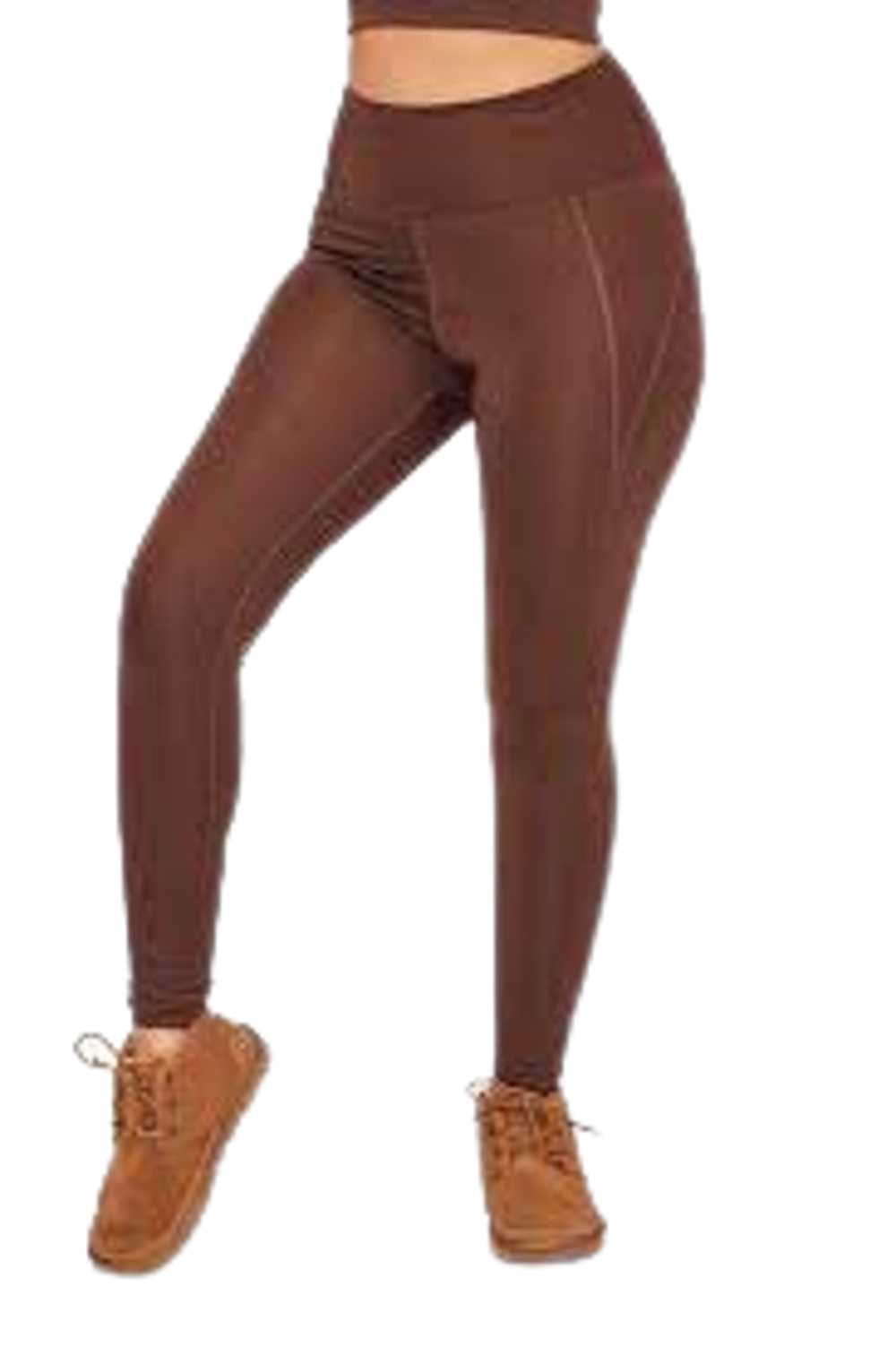 Girlfriend Collective Brown compression leggings - image 1