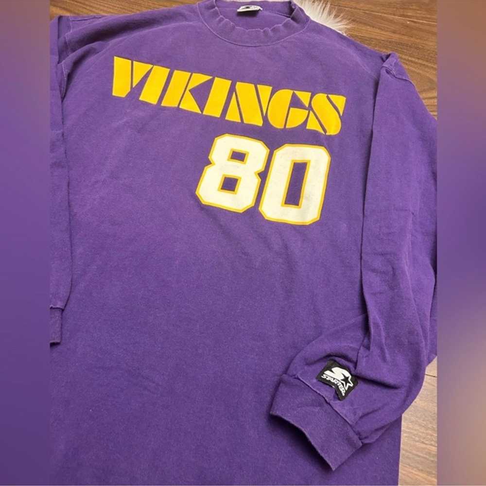 STARTER MINNESOTA VIKINGS Vintage 90’s Cris Carte… - image 1