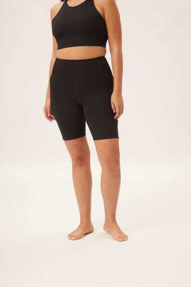 Girlfriend Collective Black High-Rise Bike Short