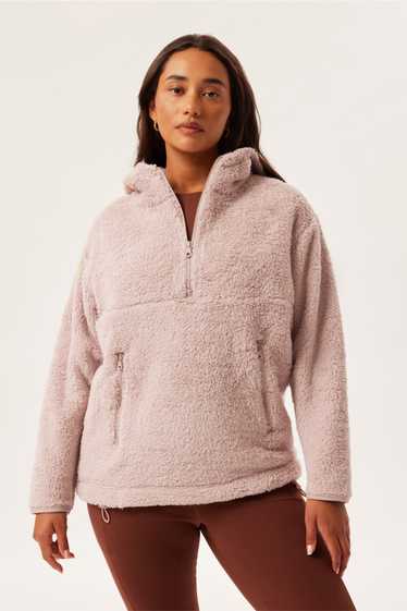 Girlfriend Collective Quartz Recycled Fleece Hood… - image 1