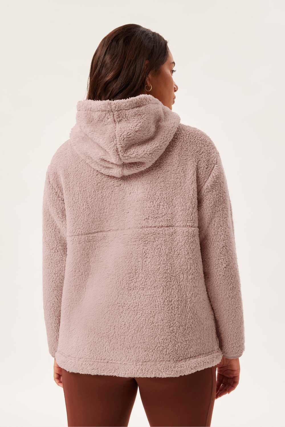 Girlfriend Collective Quartz Recycled Fleece Hood… - image 2