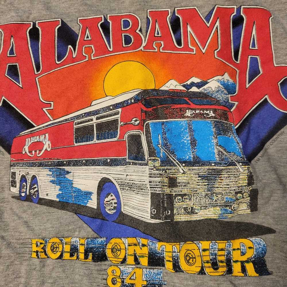 Vintage Alabama 1984 tour shirt - image 2
