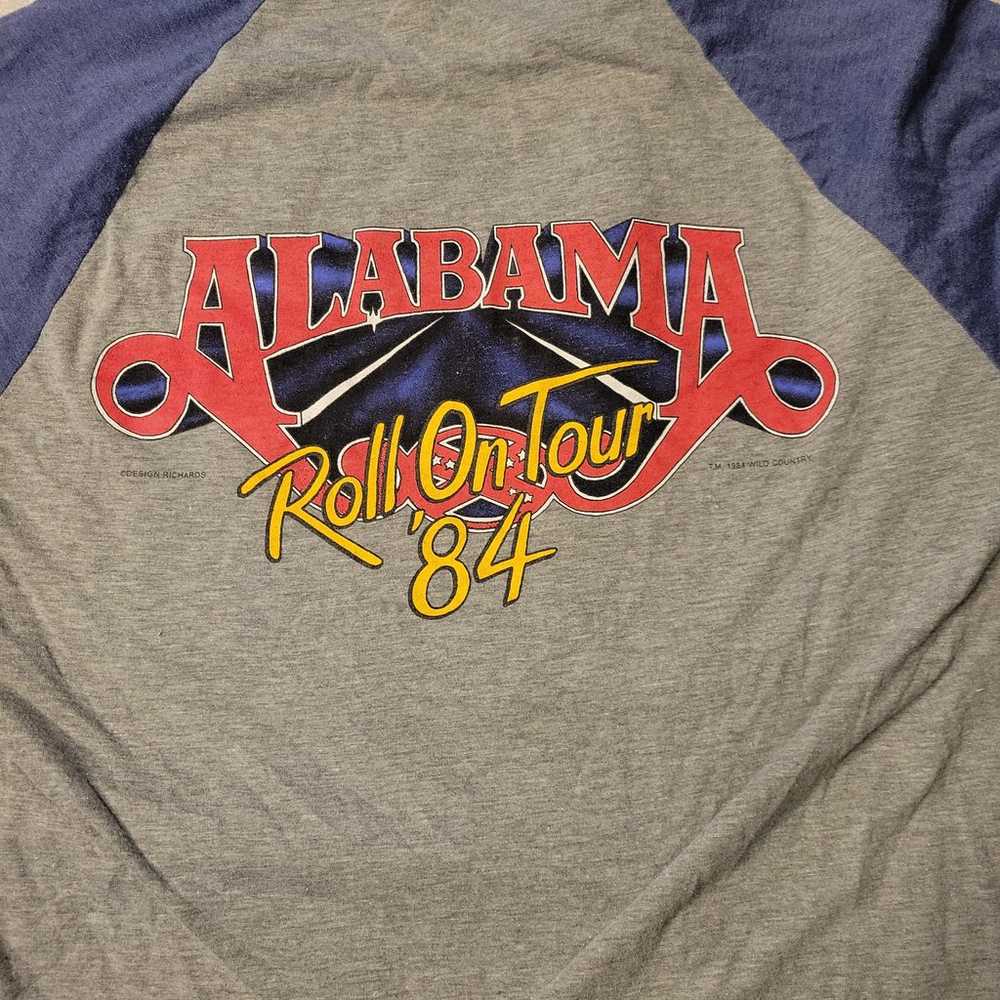 Vintage Alabama 1984 tour shirt - image 5