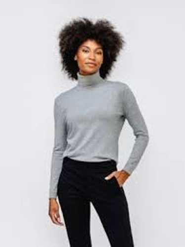 Ministry of Supply Women's Atlas Turtleneck - Grey