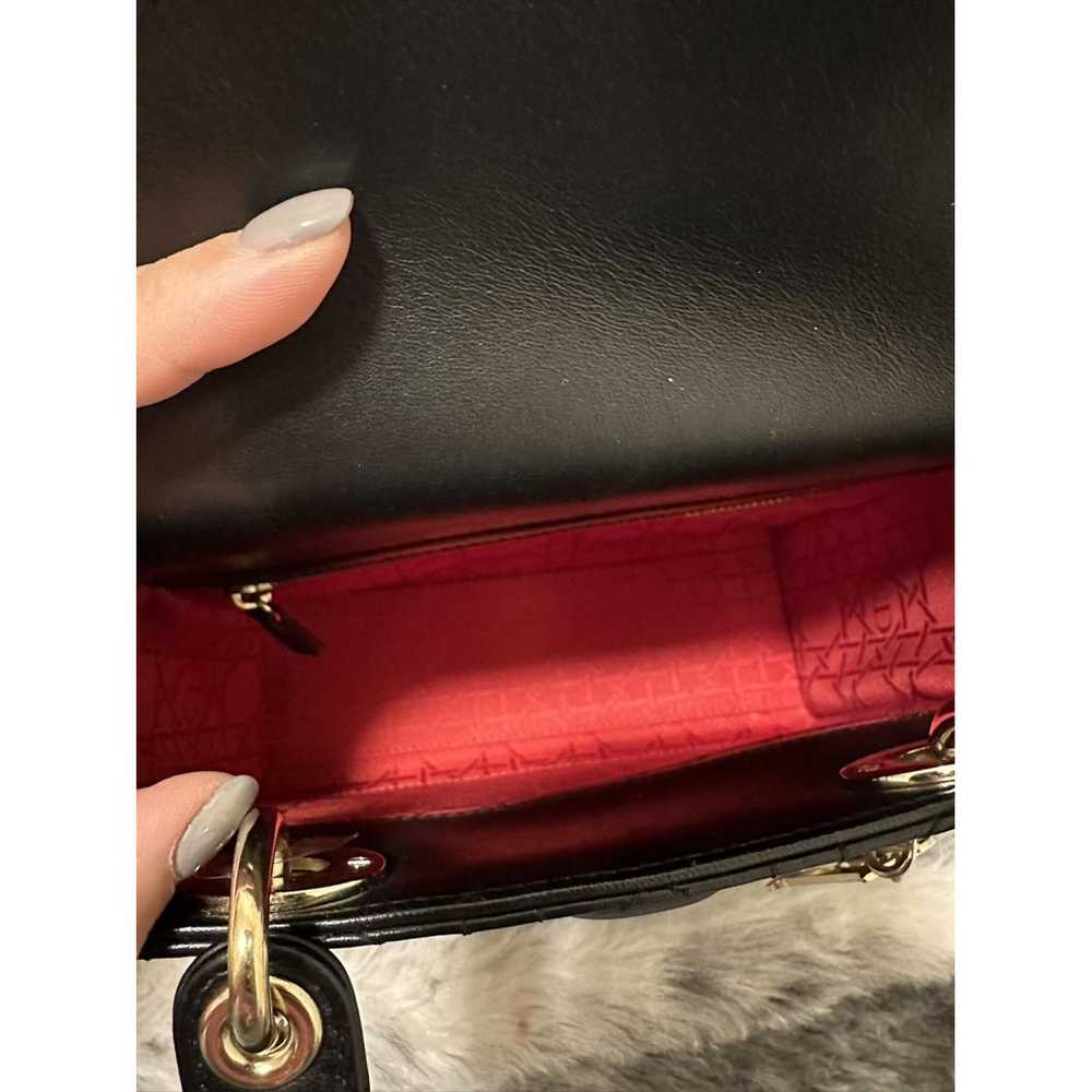 Dior Lady Dior leather crossbody bag - image 5