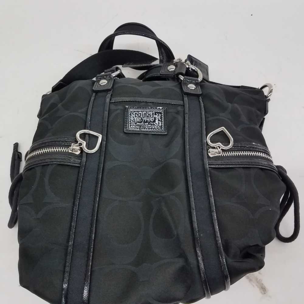 Coach Black Signature Multi-Pocket Shoulder Bag - image 2