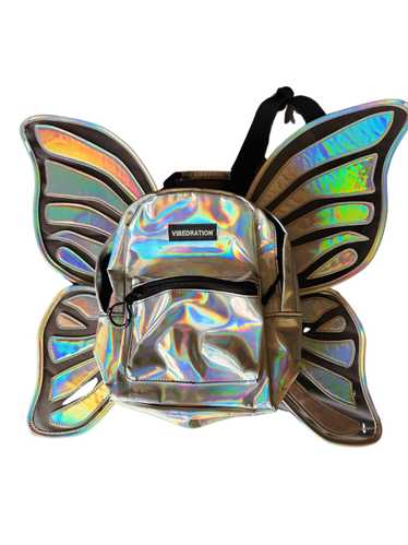 Raveival custom mini holographic butterfly backpac