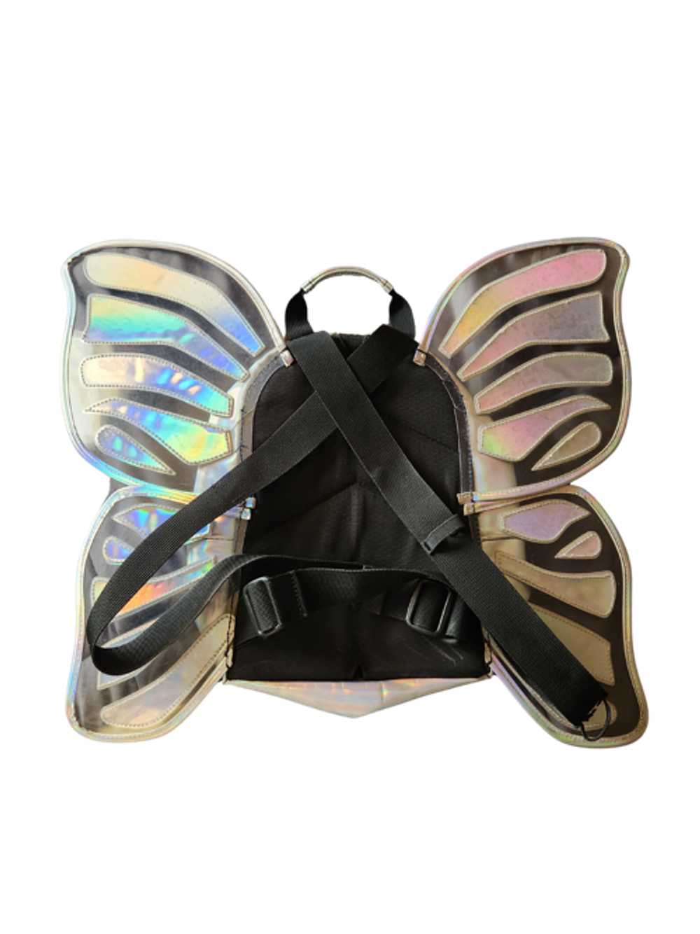 Raveival custom mini holographic butterfly backpa… - image 5