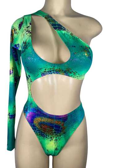 Raveival Snake print bodysuit