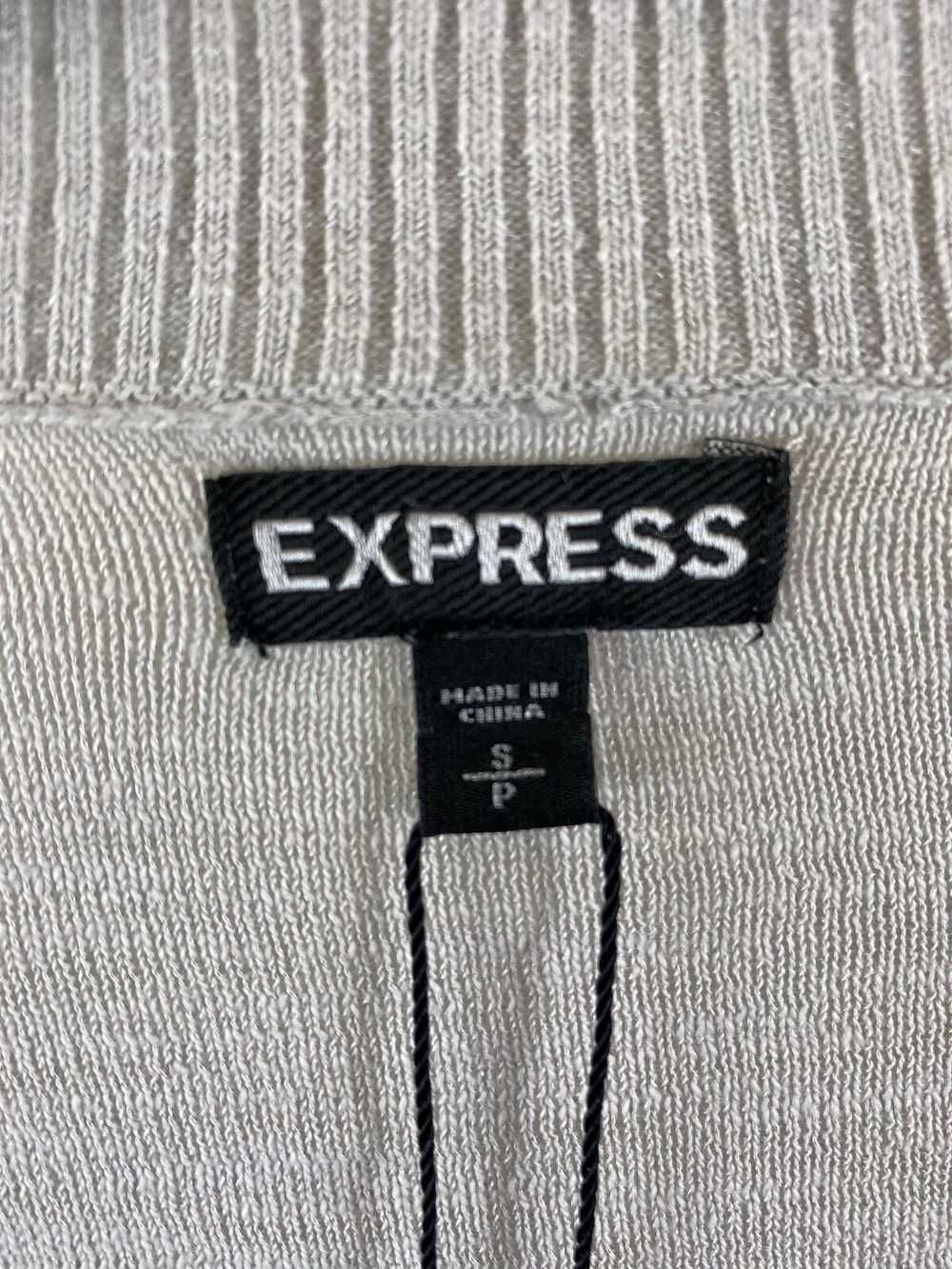 Express Women Gray Cardigan Sweater S/P NWT - image 3
