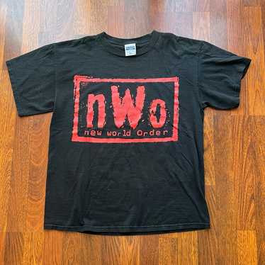 Vintage 90s WWE WWF NWO New World Order Graphic Sh