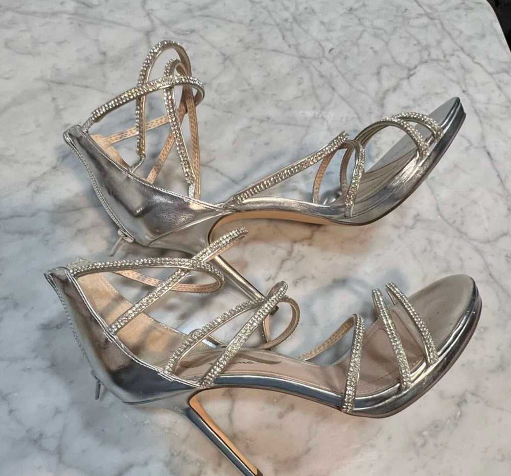 Tall Size Sparkley Strappy Heels - image 3