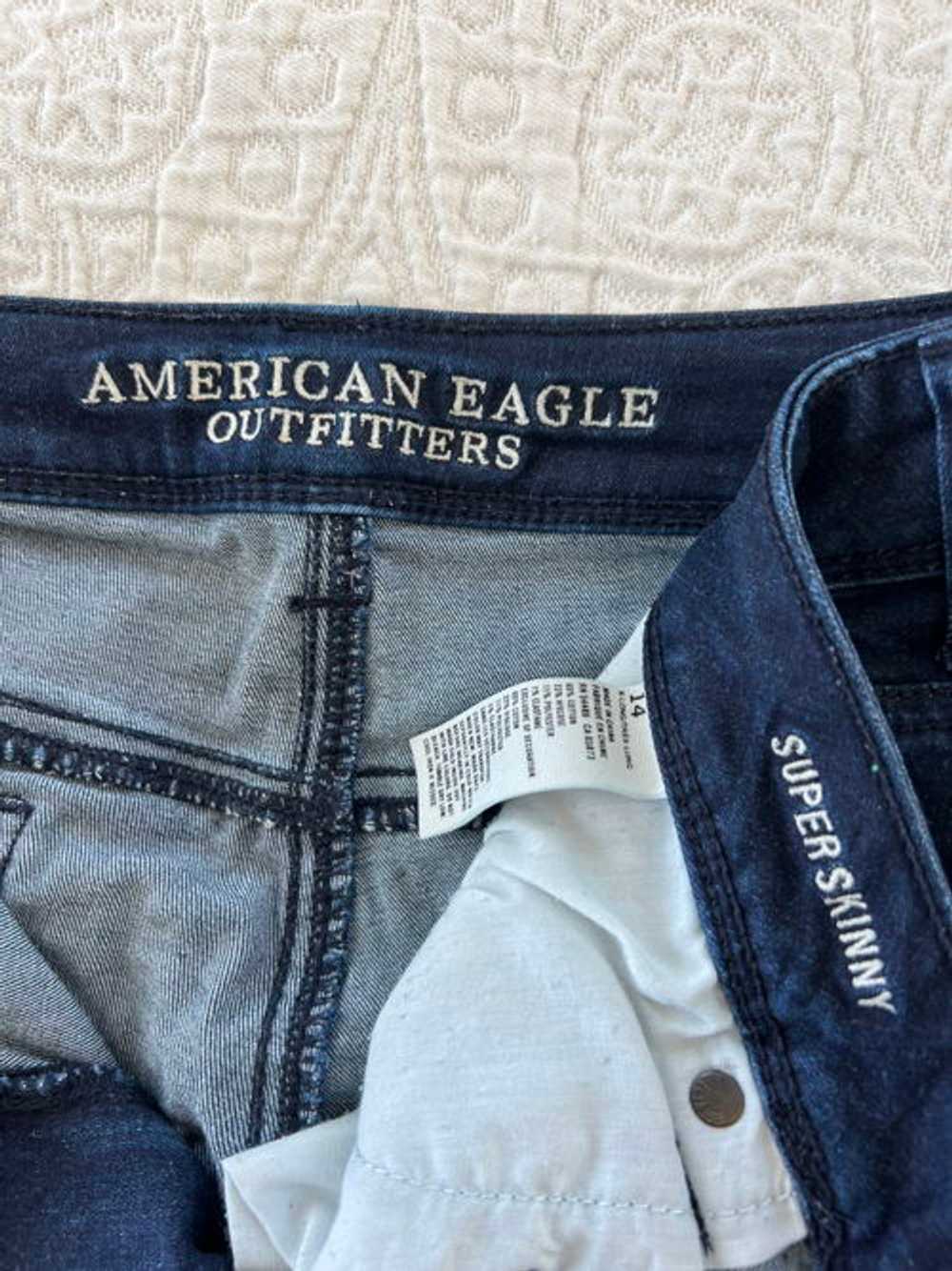 Tall Size American Eagle Skinny Jeans, 14 Extra L… - image 3