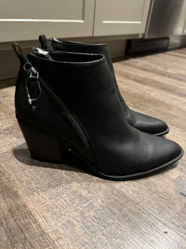 Tall Size Black Ankle Boots
