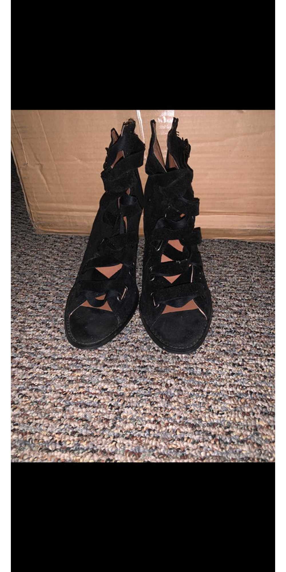 Tall Size Black booties - image 1