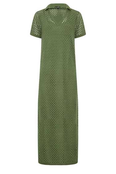 Tall Size Long Tall Sally Tall Khaki Green Crochet