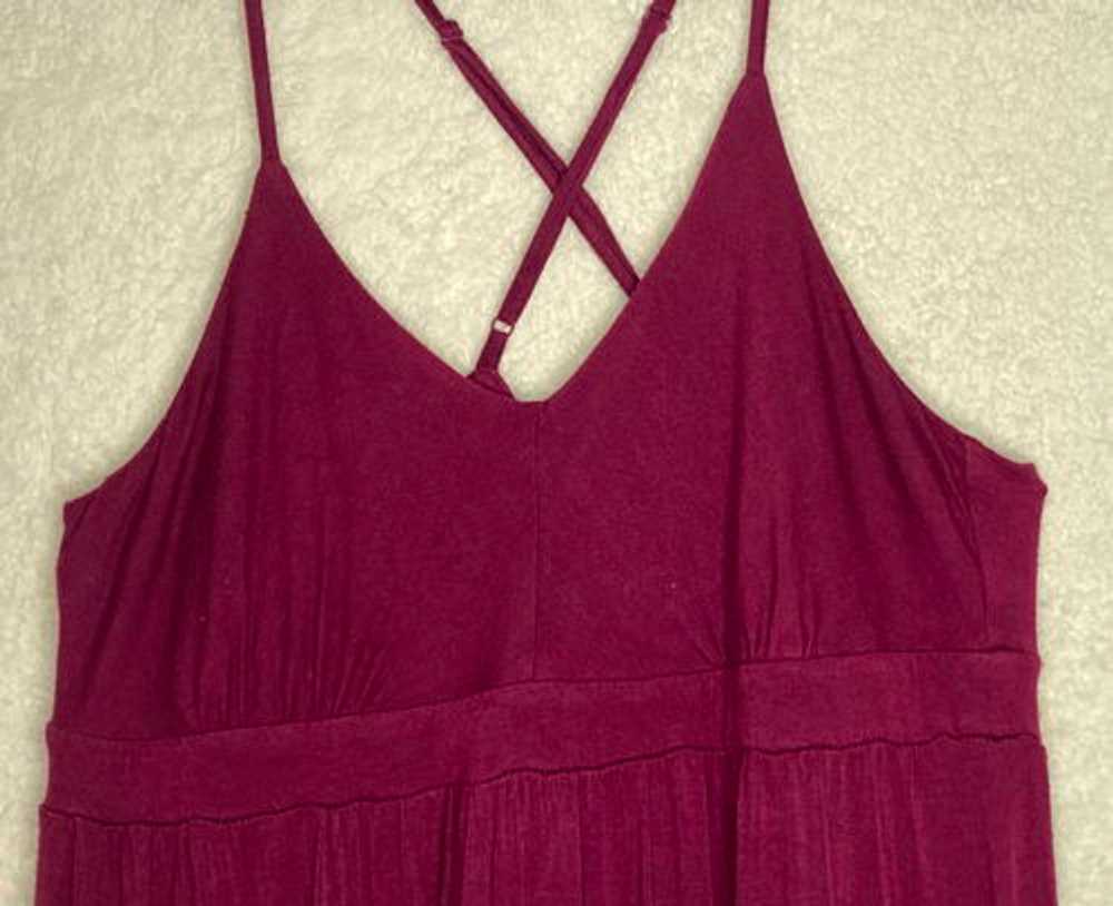 Tall Size Ann Taylor LOFT burgundy maxi dress in … - image 5
