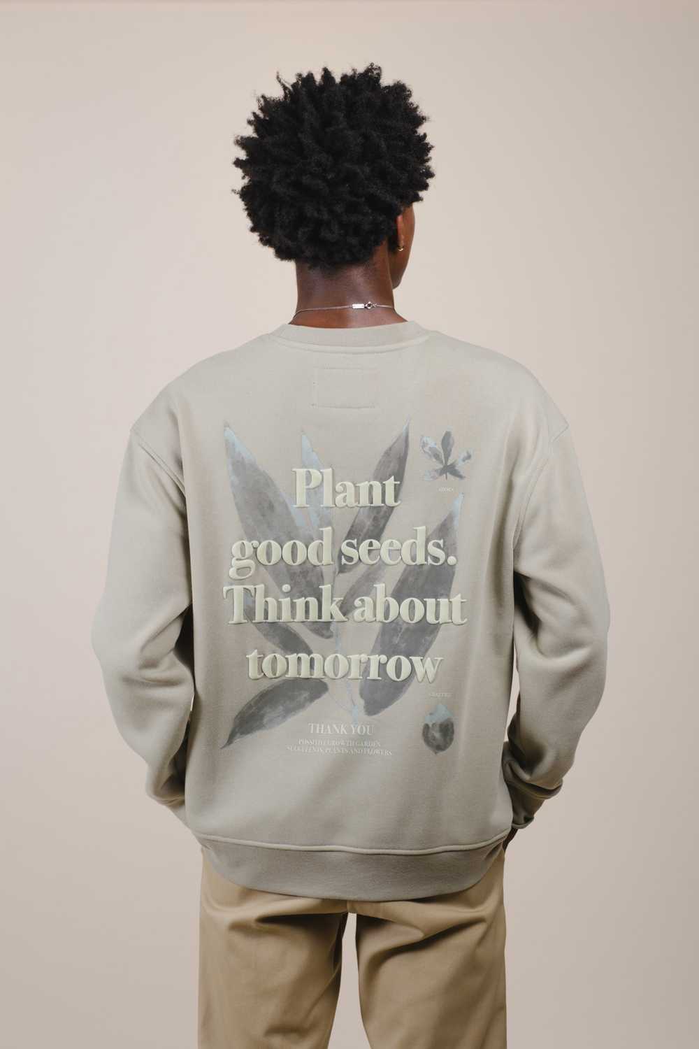 Brooklyn Cloth Plant Good Seeds Crew Neck Sweatsh… - image 7