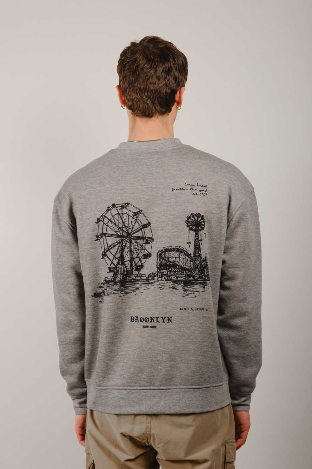 Brooklyn Cloth Brooklyn Coney Island Crew Neck Sw… - image 2