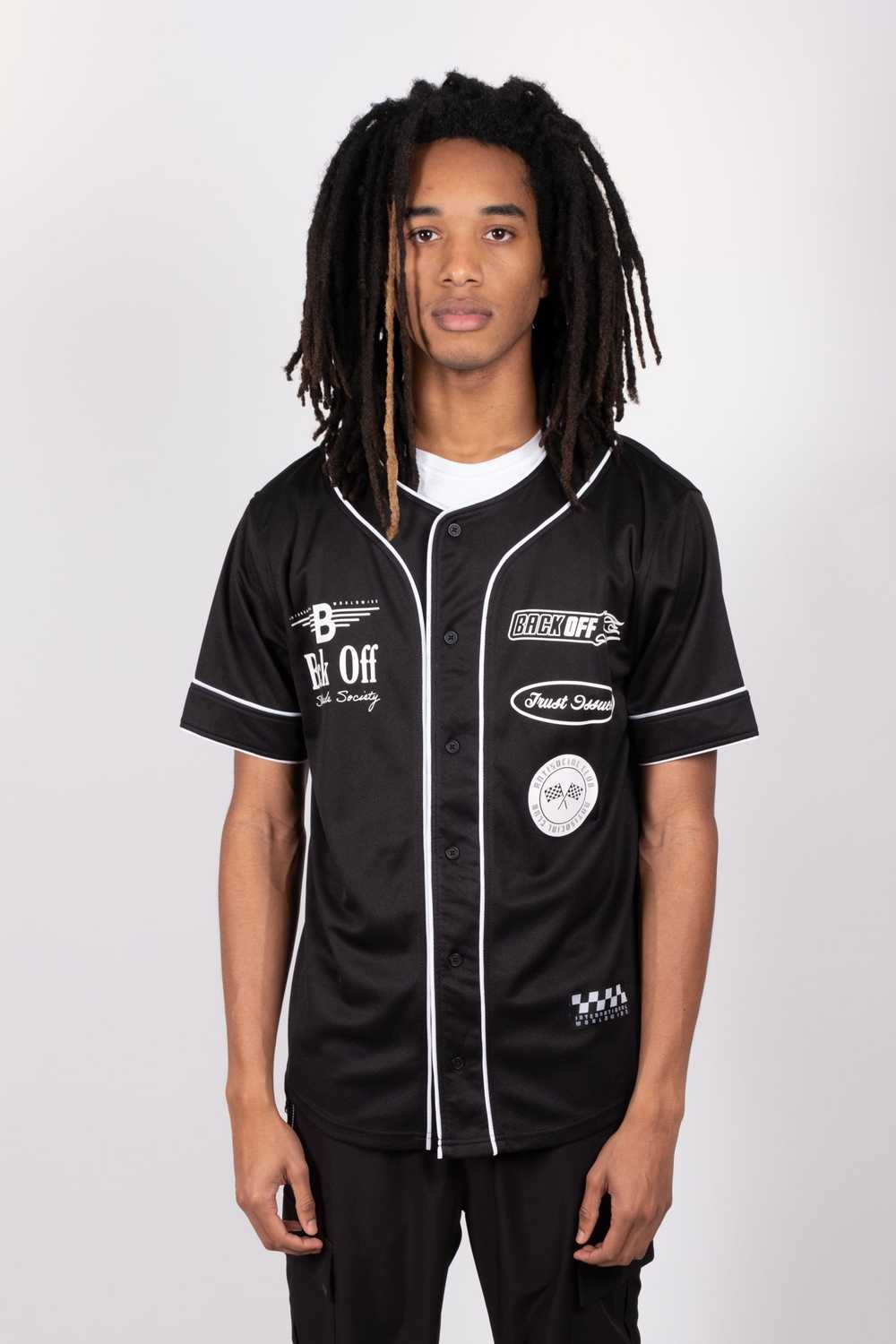 Brooklyn Cloth Back Off Mesh Baseball Jersey - image 1