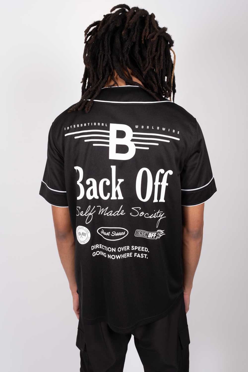 Brooklyn Cloth Back Off Mesh Baseball Jersey - image 3