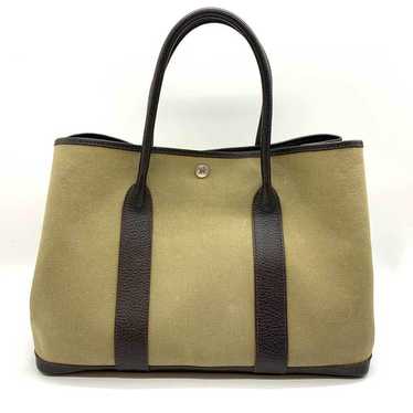 Hermès Garden Party cloth handbag - image 1