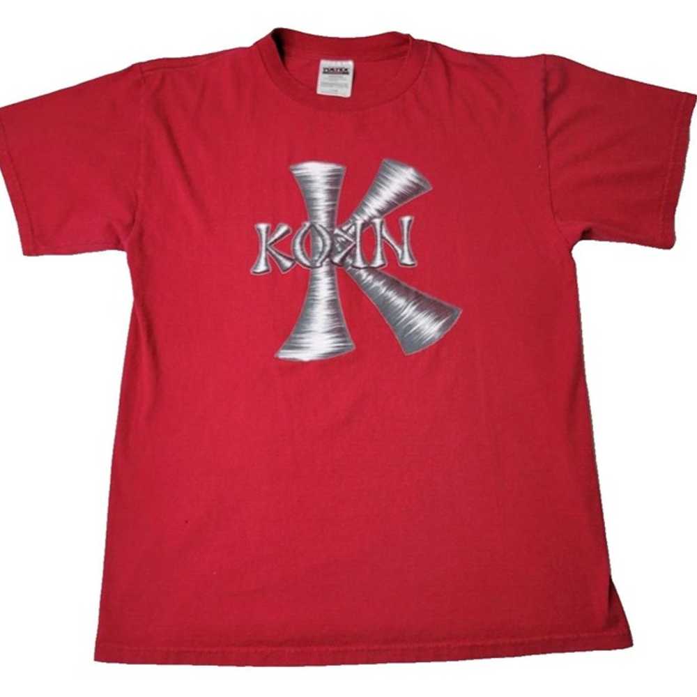 Korn Vintage 1998 Follow The Leader Red Double Si… - image 1