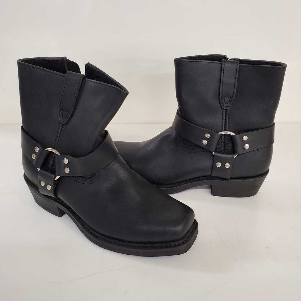 Dingo Black Leather Boots Men's Size 10D - image 1